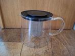 Glazen theekan/theepot voor losse thee - 1,5 liter - NIEUW -, Ophalen of Verzenden, Nieuw