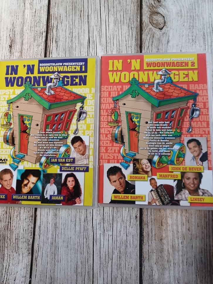 In N Woonwagen Deel 1 En 2, Cd's en Dvd's, Dvd's | Muziek en Concerten, Zo goed als nieuw, Boxset, Alle leeftijden, Ophalen of Verzenden