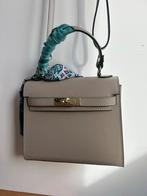 Leren tas, Made in Italy, Ophalen of Verzenden, Gebruikt, Beige, Handtas