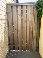 Gratis schutting met poort, Tuin en Terras, Schuttingen, Ophalen, Minder dan 3 meter, Hout, 1 tot 2 meter