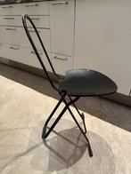 Daphne Dafne Gastone Rinaldi Paperclip Chair klapstoel, Ophalen, Zwart, Italiaans Industrieel Minimalistisch Modern, Zo goed als nieuw