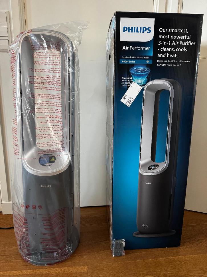 Philips Air Performer 8000 3in1 (reinigt en verwarmt) NIEUW!, Witgoed en Apparatuur, Luchtbehandelingsapparatuur, Nieuw, Luchtreiniger