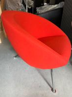 Artifort Hanna fauteuil rood stof z.g.a.n., Huis en Inrichting, 75 tot 100 cm, Luxe design, Ophalen of Verzenden, 75 tot 100 cm
