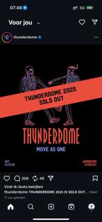 Thunderdome ticker opzoek, Eén persoon
