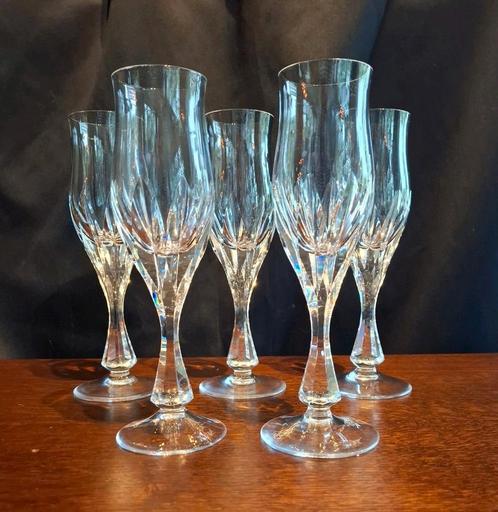 Vintage Champagneglazen Nachtmann, Antiek en Kunst, Antiek | Glas en Kristal, Ophalen of Verzenden