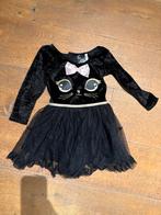 carnaval verkleed jurkje met kattenprint, maat 122/128, Ophalen, Zo goed als nieuw, 122 t/m 128, Meisje