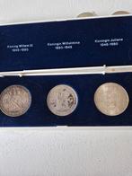 Zilveren muntenset willem lll,wilhelmina, juliana, Postzegels en Munten, Munten | Nederland, Ophalen of Verzenden, Koningin Juliana
