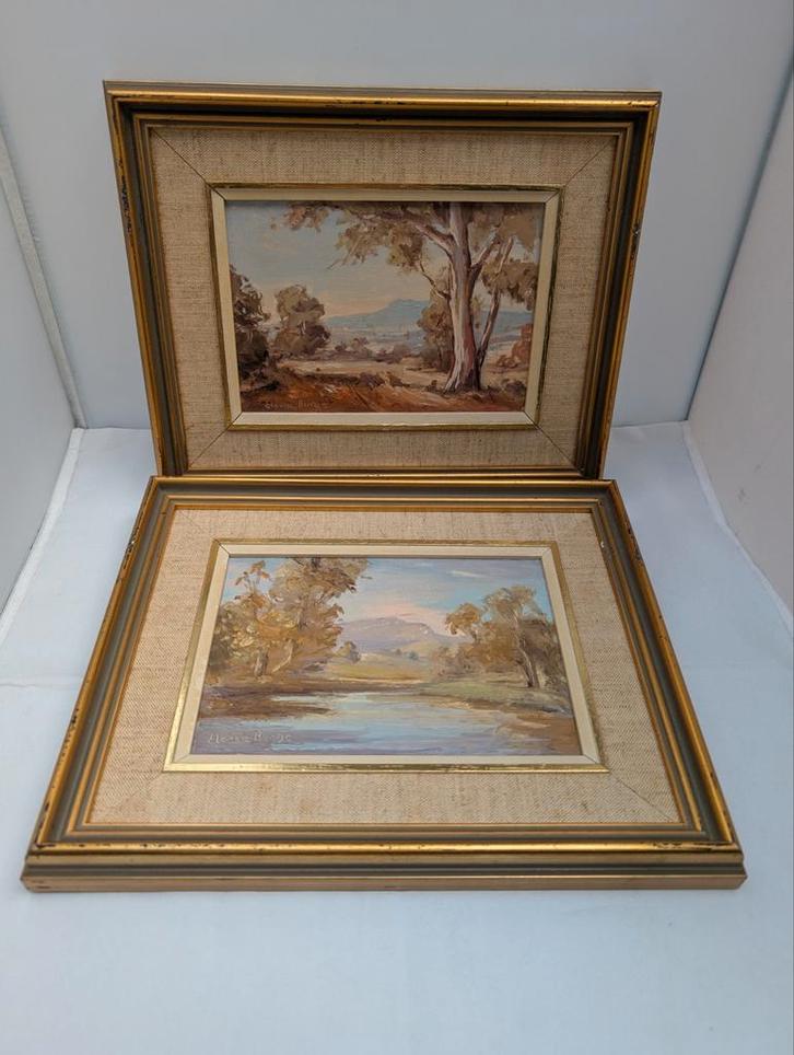 Elaine Burge rek5, Antiek en Kunst, Kunst | Schilderijen | Klassiek, Ophalen of Verzenden