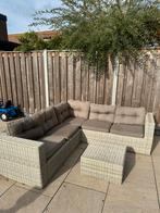 Tuinset met kussens, Tuin en Terras, Tuinsets en Loungesets, Ophalen, Zo goed als nieuw