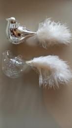 2 vogeltjes voor kerstboom, Diversen, Kerst, Ophalen of Verzenden, Zo goed als nieuw
