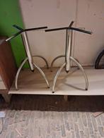 2 stuks Retro tafel onderstel, Huis en Inrichting, Tafelonderdelen, Ophalen, Gebruikt, 50 tot 100 cm, Rond