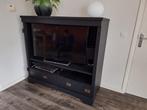 teak houten tv kast moet weg, Ophalen, Gebruikt, 100 tot 150 cm, 100 tot 150 cm