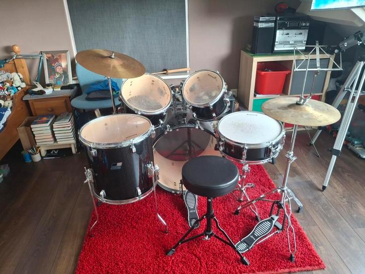 Ludwig Blackbeat, Muziek en Instrumenten, Drumstellen en Slagwerk, Zo goed als nieuw, Ludwig, Ophalen