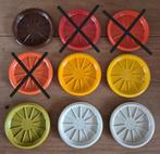 Tupperware onderzetters/deksels Ø9,5cm, Ophalen of Verzenden, Zo goed als nieuw, Groen, Overige typen