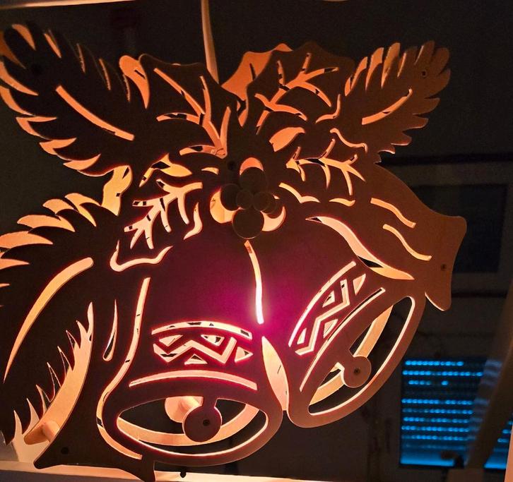 Ratags Kerstklokken  handarbeid uit Ertsgebergte, Diversen, Kerst, Gebruikt, Ophalen of Verzenden