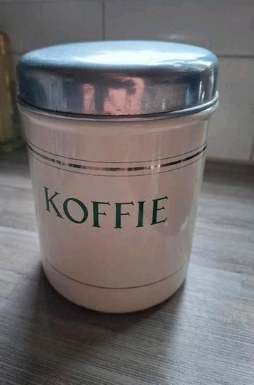 Vintage Koffiebus Emaille - Koffie beschikbaar voor biedingen