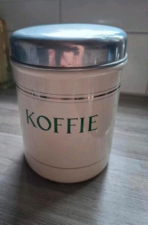 Vintage Koffiebus Emaille - Koffie, Antiek en Kunst, Antiek | Keukenbenodigdheden, Ophalen of Verzenden