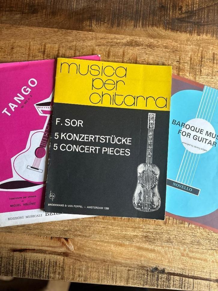 Bladmuziek Gitaar Barok, Tango en Citer, Muziek en Instrumenten, Bladmuziek, Gebruikt, Artiest of Componist, Klassiek, Gitaar