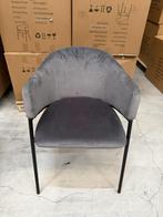 Eetkamerstoel – Verta grijs Kuip – V108-112 €40p/st.