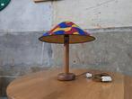 Mid Century Design Teakhout Tafel Lamp Domus | Nieuwe Kap, Huis en Inrichting, Gebruikt, Ophalen of Verzenden, Vintage Retro Mid Century Design Space Age