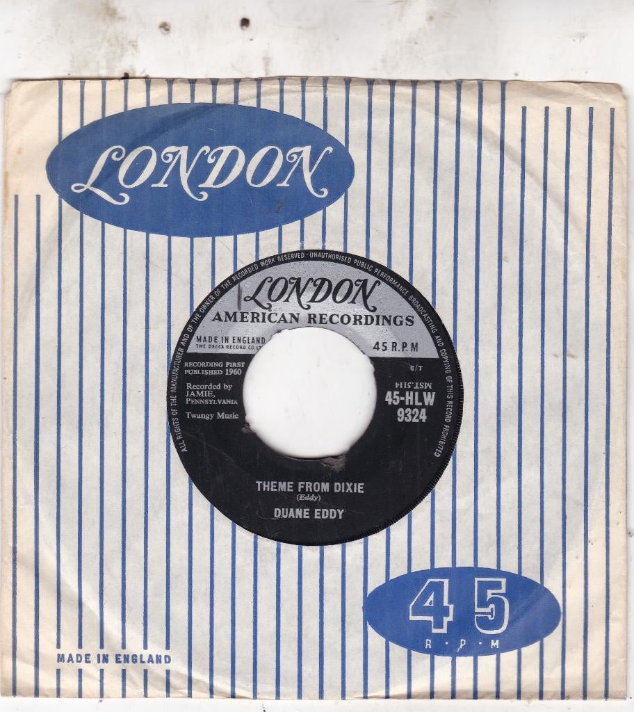Duane Eddy ( 1960 ), Cd's en Dvd's, Vinyl Singles, Ophalen of Verzenden, Gebruikt, Nederlandstalig, EP
