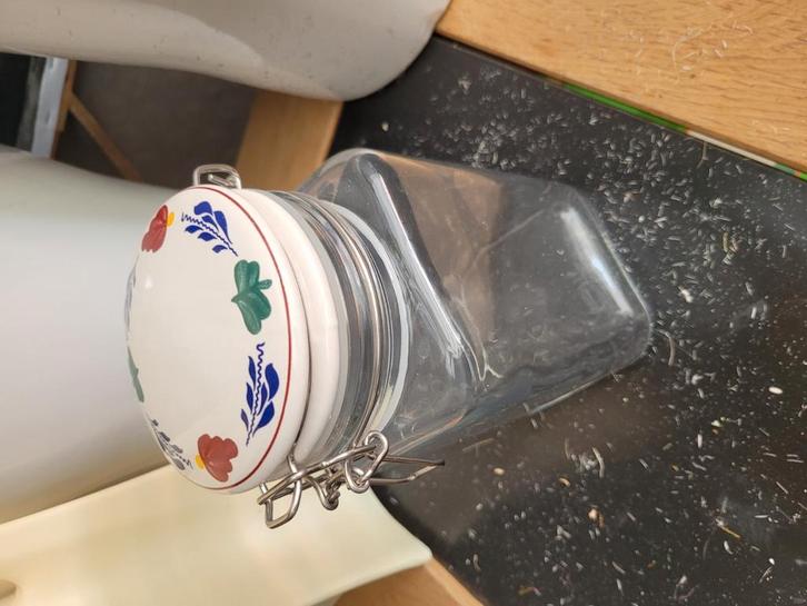 Boerenbont voorraadpot (ten), Huis en Inrichting, Keuken | Potten en Pannen, Nieuw, Wok, Overige materialen, Ophalen of Verzenden