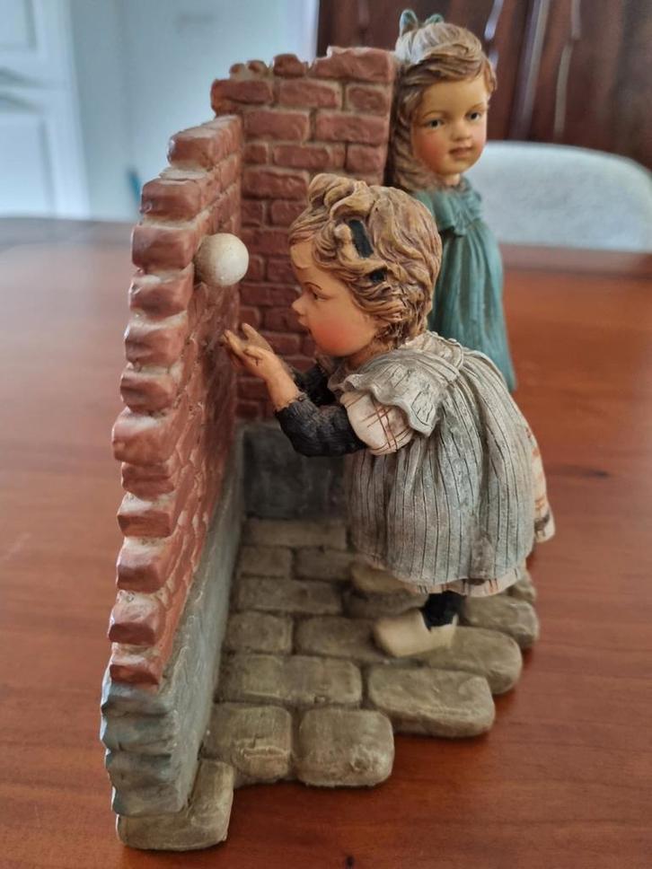 Ot en Sien beeldje - Kaatseballen, nieuwstaat!, Antiek en Kunst, Kunst | Beelden en Houtsnijwerken, Ophalen of Verzenden