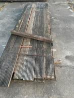 Div bundels antislip vlonderplanken. 2,8x14,5 centimeter, Ophalen, Gebruikt, Planken, Hardhout