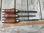3 stuks schietbeitels gemaakt bij J.Nooitgedagt& Zn. IJlst, Antiek en Kunst, Antiek | Gereedschap en Instrumenten, Ophalen of Verzenden