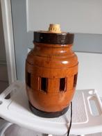 Lampenvoet/wagenwiel, Huis en Inrichting, Lampen | Vloerlampen, Gebruikt, Minder dan 100 cm, Hout, Antiek