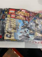 Lego Marvel 6869 Quinjet Aerial Battle, Ophalen of Verzenden, Zo goed als nieuw, Complete set, Lego