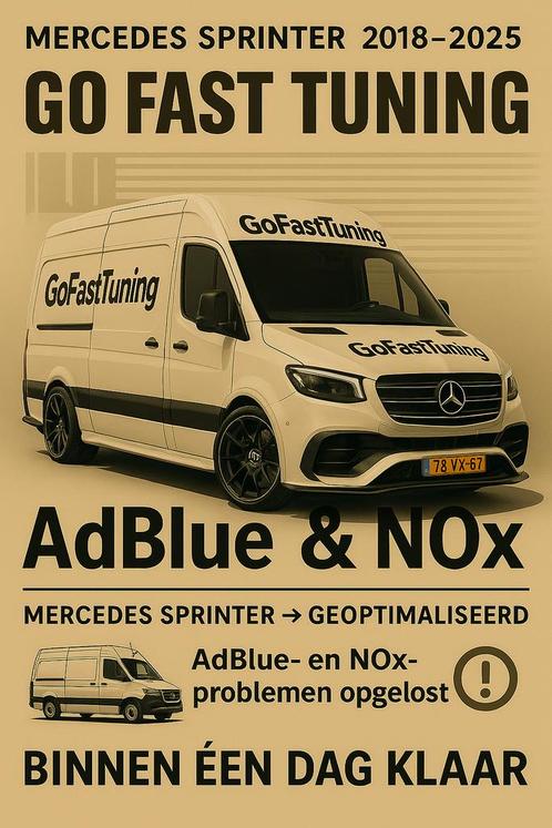 Adblue OFF NOX nu Voor alle Mercedes Sprinters 2025, Auto diversen, Tuning en Styling, Ophalen