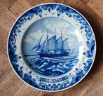 Delfts blauw bord: tallship Bel Espoir, Sail Amsterdam 1980, Ophalen