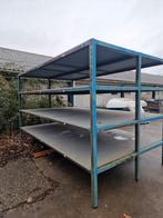 Zware IJzeren Stelling met Gegalvaniseerde Platen, Ophalen of Verzenden