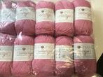 Katoengaren in kleur roze, 10 bollen - haak/ breigaren nieuw, Ophalen of Verzenden, Zo goed als nieuw, Breien of Haken, Wol of Garen