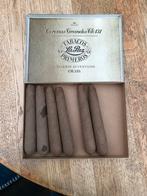 Oude sigaren in sigarendoos La Paz Primeros CK 131, Ophalen, Gebruikt, Hout, Los bestek