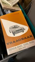 Vraagbaak Honda Civic 1200, 1500 1973-1978, Ophalen of Verzenden