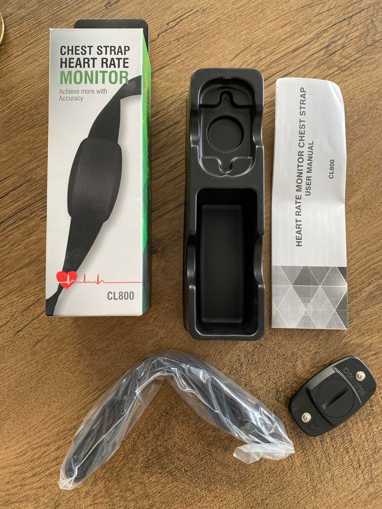 Hartslagmeter met borstband - Nieuwstaat, Sport en Fitness, Hartslagmeters, Zo goed als nieuw, Overige merken, Met borstriem, Ophalen of Verzenden