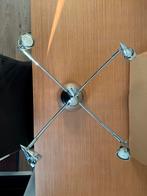 IKEA Plafondlamp Chroom - 4 Spots, Ophalen of Verzenden, Zo goed als nieuw, Metaal
