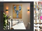 Poster Lobster Royal Blue - Kunstkartel 80x120, Deurposter of groter, Ophalen of Verzenden, Zo goed als nieuw, Overige vormen