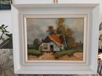 Huisje te koop, Antiek en Kunst, Kunst | Schilderijen | Klassiek, Ophalen of Verzenden