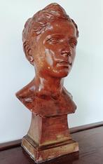 Vintage buste gesigneerd J. Jourdain, Antiek en Kunst, Kunst | Beelden en Houtsnijwerken, Ophalen of Verzenden