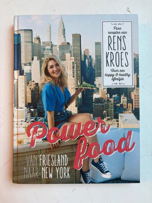 Rens Kroes - Powerfood - Van Friesland naar New York, Boeken, Kookboeken, Zo goed als nieuw, Ophalen of Verzenden
