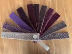 Bunch met staaltjes tapijt vloerbedekking - paars aubergine, Huis en Inrichting, Overige kleuren, Minder dan 50 cm, Ophalen of Verzenden