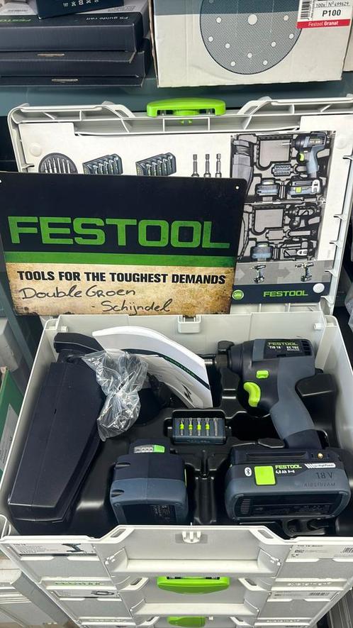 Festool TID 18/4 5.0/4.0, Doe-het-zelf en Verbouw, Gereedschap | Boormachines, Zo goed als nieuw, Boor- en Schroefmachine, 600 watt of meer