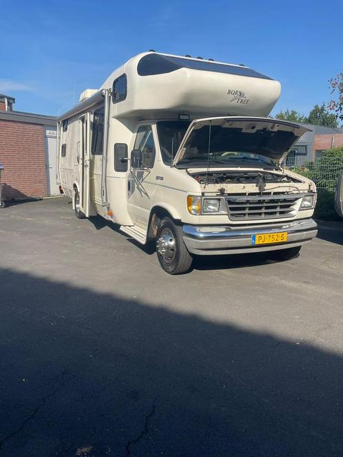 Zeldzame ford born free camper met onemilion mile engine, Caravans en Kamperen, Campers, Particulier, Half-integraal, meer dan 6