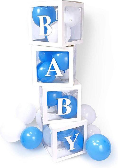 Ballonblokken Baby inclusief 24 ballonnen, Hobby en Vrije tijd, Feestartikelen, Nieuw, Versiering, Geboorte of Huwelijk, Ophalen of Verzenden