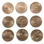 Amerikaanse Kwartjes Collectie - America the Beautiful, Ophalen of Verzenden, Koningin Wilhelmina, 25 cent, Losse munt