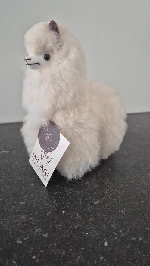 Kleine Alpaca Knuffel - Blond Inkari 23 cm, Kinderen en Baby's, Speelgoed | Knuffels en Pluche, Zo goed als nieuw, Overige typen