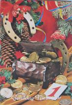 Gelukkig Nieuwjaar - kist met munten en hoefijzers, Verzenden, 1960 tot 1980, Gelopen, Overige thema's